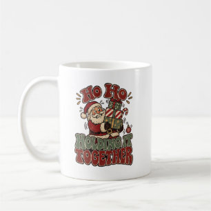 Mug Ho Ho Tenir le Coup drôle de Café de Noël