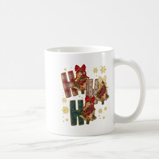 Mug Ho Ho Xmas Ho Patchwork Coquette Coquette Cow Plai (Droite)