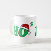Mug Ho humour (cubé) de Noël 3 (Devant gauche)