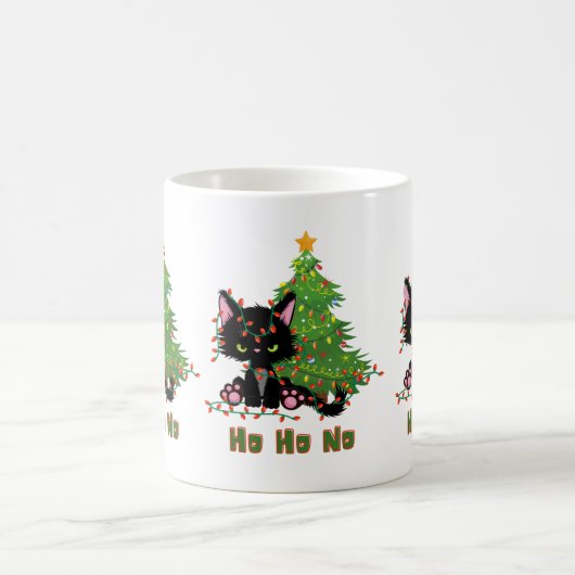Mug HO NO Christmas Cat (Centre)