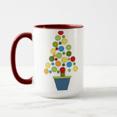 Mug HO, oh ! Arbre de Noël coloré (Gauche)
