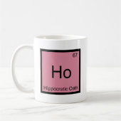 Mug Ho - pièce en t de symbole d'élément de chimie de (Gauche)