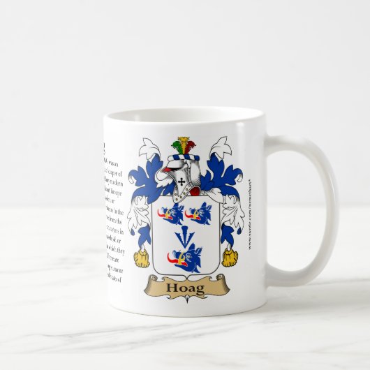 Mug Hoag, l'origine, la signification et la crête (Droite)