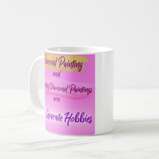 Mug Hobby De Peinture De Diamant (Devant gauche)