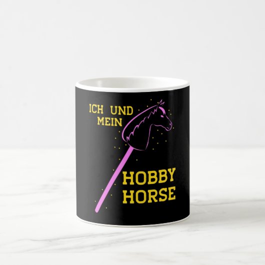 Mug Hobby Horse Steckenhorse Rider Dit (Centre)