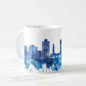Mug Hoboken New Jersey Skyline Blue (Devant gauche)