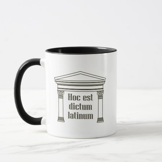 Mug Hoc dictum latinum - un latin amusant (Gauche)