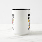 Mug Hockey à haute voix Maman art du mot (Centre)