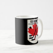 Mug Hockey Canadien Sur Glace Pour La Fête Du Canada (Devant droit)