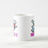 Mug Hockey de jeu de femmes aussi (Centre)