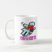 Mug Hockey de jeu de femmes aussi (Gauche)
