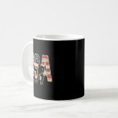 Mug Hockey Drapeau Américain (Devant gauche)