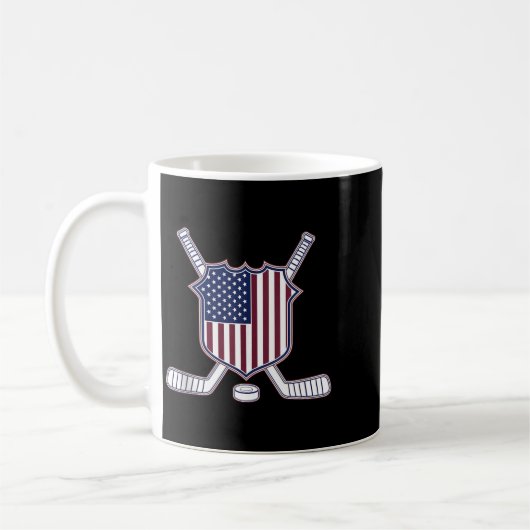 Mug Hockey Drapeau Américain (Gauche)