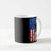Mug Hockey Drapeau Américain (Devant droit)