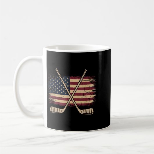 Mug Hockey Drapeau Américain (Gauche)