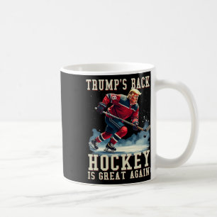Mug Hockey drôle Trump Joueur Cool Vintage Hockey sur