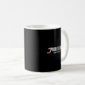 Mug Hockey Enforcer Orange 2 (Devant droit)