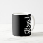 Mug Hockey gardien de butDrôle Essence de gardien d (Devant droit)