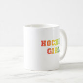 Mug Hockey Girl Rainbow (Devant droit)