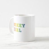 Mug Hockey Girl Rainbow (Devant gauche)
