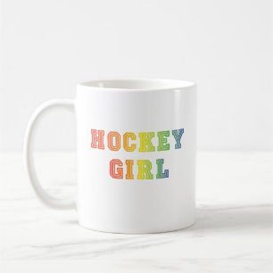 Mug Hockey Girl Rainbow