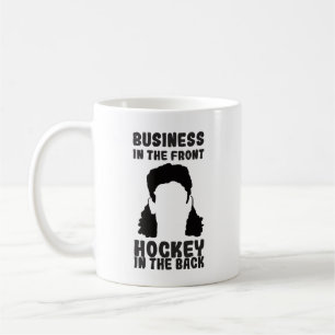 Mug Hockey Hair Business dans le front Hockey dans le
