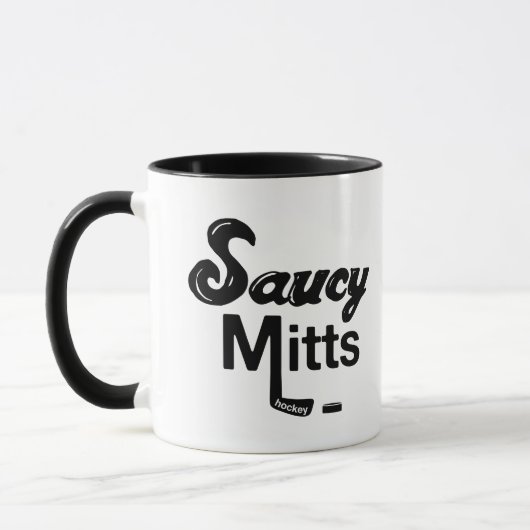 Mug Hockey hardi de gants (Gauche)