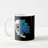 Mug Hockey Ice Cream Drip Eat Sleep Hockey Repeat Boys (Gauche)