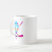 Mug Hockey Ice Cream Drip Number 67 Player 67th Birthd (Devant gauche)
