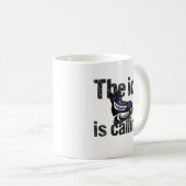 Mug Hockey La glace appelle (Devant droit)