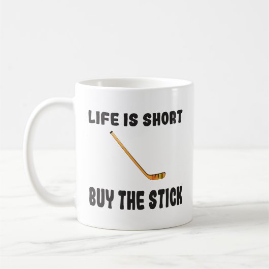 Mug Hockey Life is Short Acheter le bâton (Gauche)