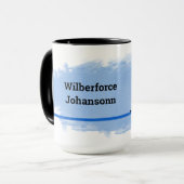 Mug Hockey - Player Silhouette and Puck Personalize (Devant gauche)