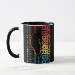 Mug Hockey sur gazon Vintage rétrograde Hockey sur gaz
