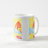 Mug Hockey sur glace dit de la musique (Devant droit)