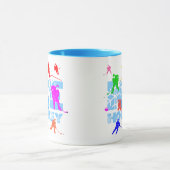 Mug Hockey sur glace drôle élégant (Centre)