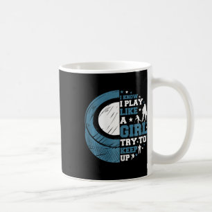 Mug Hockey sur glace drôle Je sais que je joue comme u