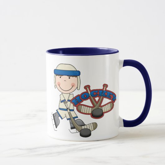 Mug HOCKEY - T-shirts et cadeaux de garçon (Droite)