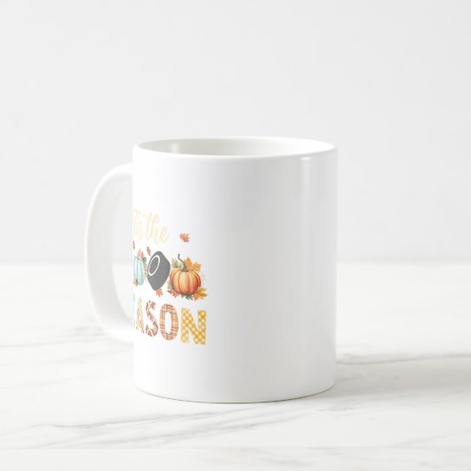 Mug Hockey Tis Saison Citrouille Automne Automne Thank (Devant gauche)