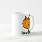 Mug Hocus pawcus Halloween citrouille ginger cat magie (Devant droit)