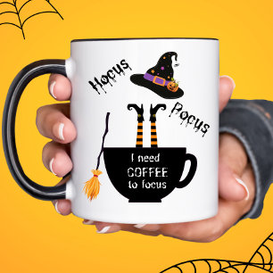 Mug Hocus Pocus Café pour se Concentrer Halloween