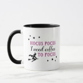 Mug Hocus Pocus Café Pour Se Concentrer Violet Hallowe (Gauche)