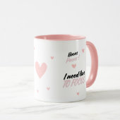 Mug Hocus Pocus I need love to focus (Devant droit)