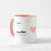 Mug Hocus Pocus I need love to focus (Devant gauche)