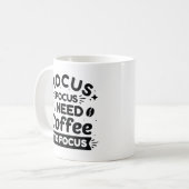 Mug Hocus Pocus J'Ai Besoin De Café Pour Concentrer La (Devant gauche)