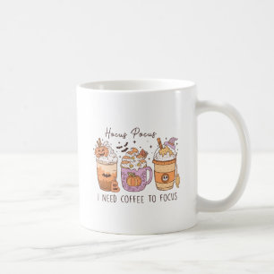 Mug Hocus Pocus J'ai besoin de café pour concentrer la