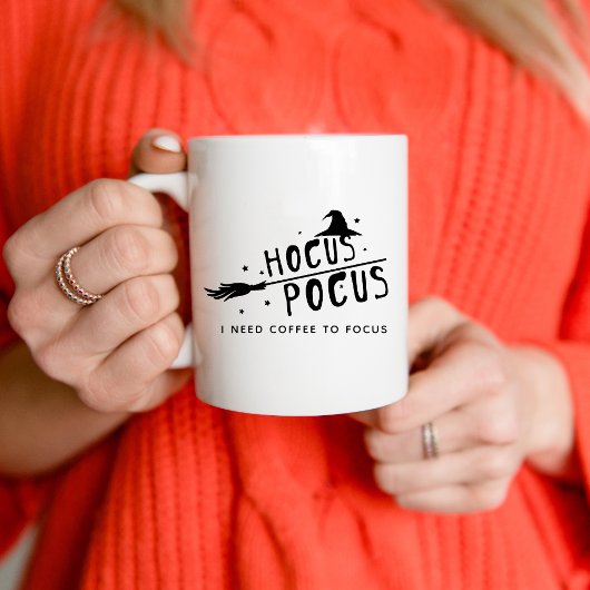 Mug Hocus Pocus J'ai Besoin de Café pour Me Concentrer
