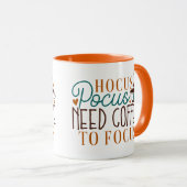 Mug Hocus Pocus Moderne Funky Café Halloween (Devant droit)