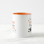 Mug Hocus Pocus Moderne Orange et Noir Halloween (Centre)