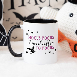 Mug Hocus Pocus Moderne violet et noir Halloween
