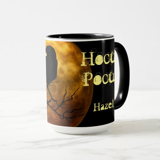 Mug Hocus Pocus Raven Moon Halloween personnalisé (Devant droit)